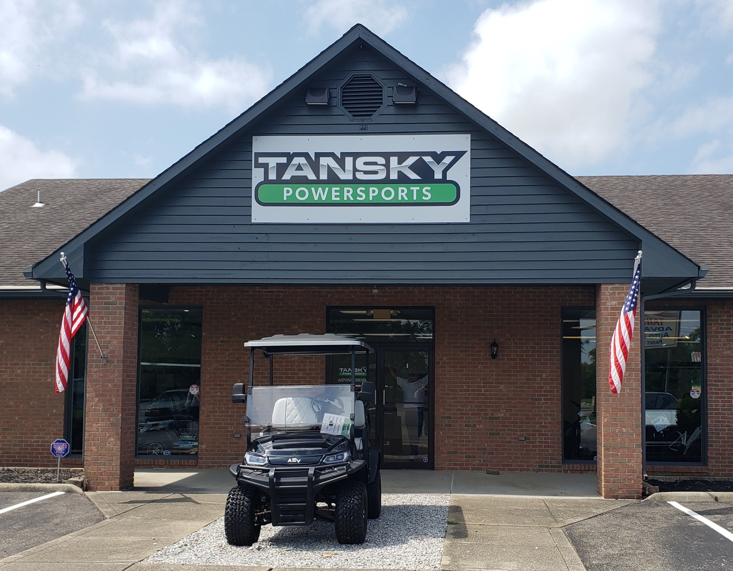Tansky Powersports Store Front Located in Columbus, Ohio